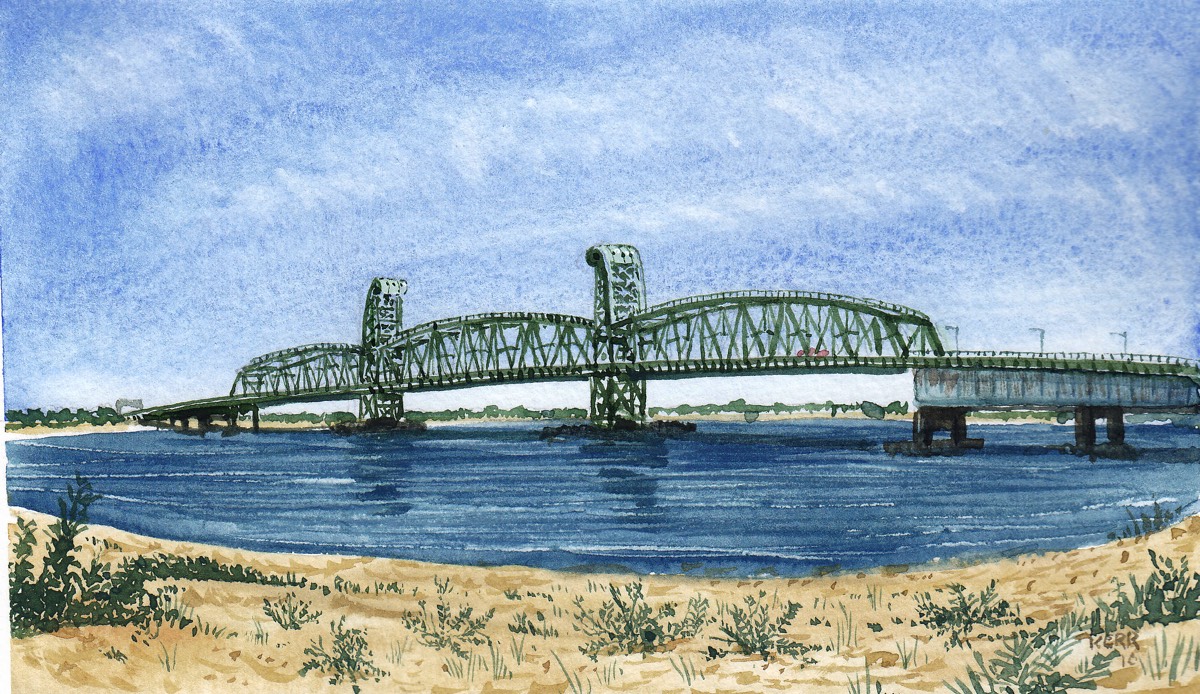 Gil Hodges Bridge  • Watercolor
