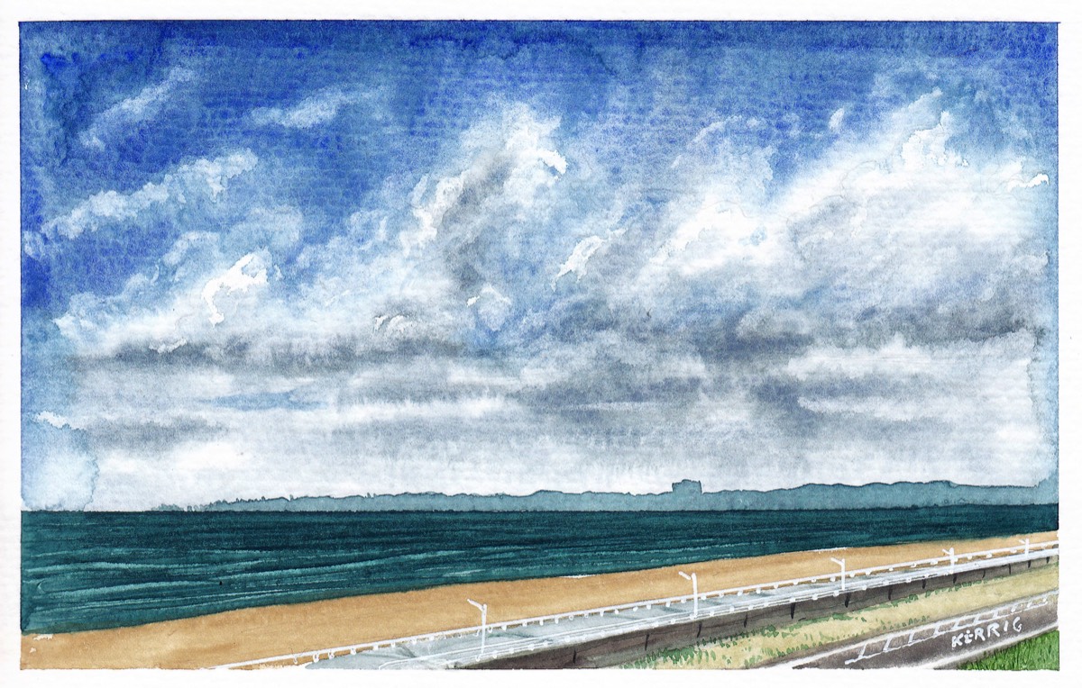 Sky & Boardwalk  • Watercolor
