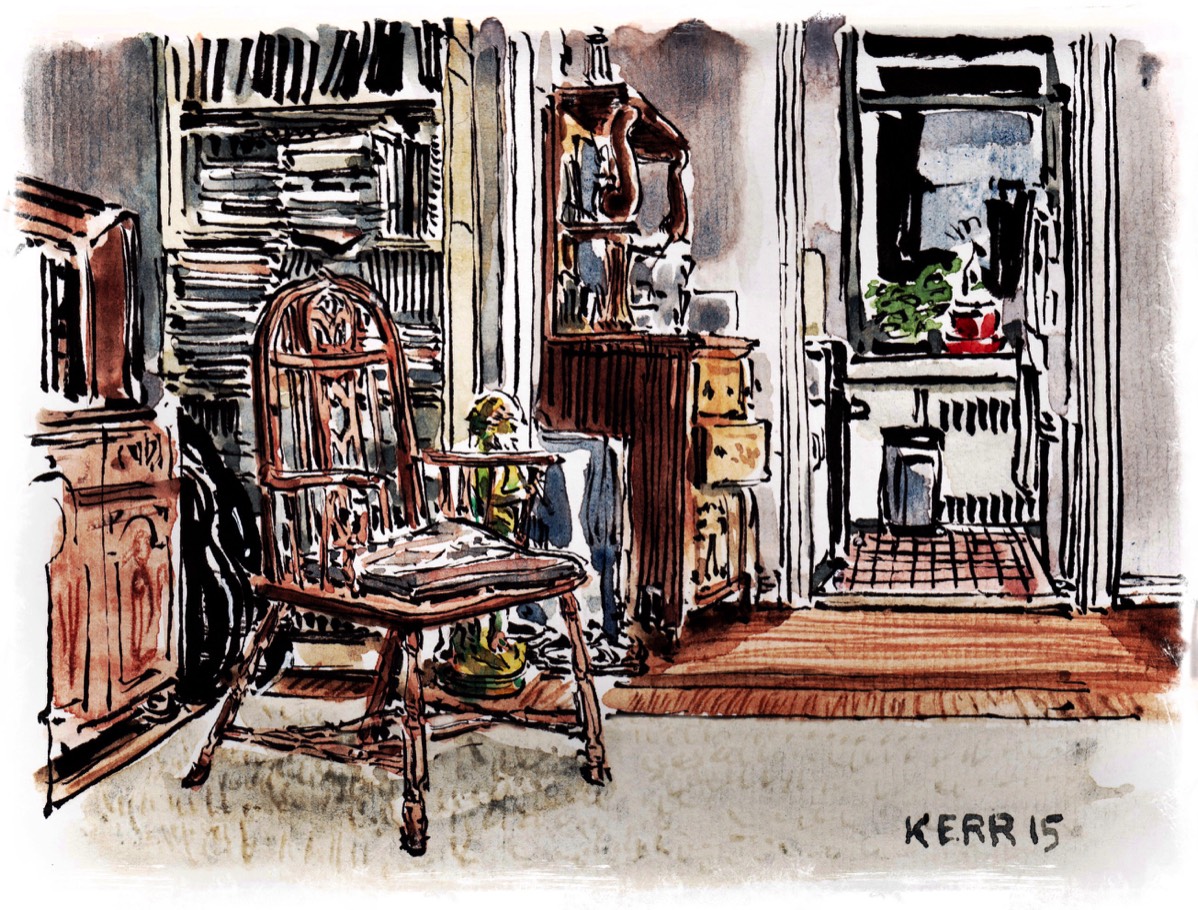 Chair and KItchen • Sketchbook