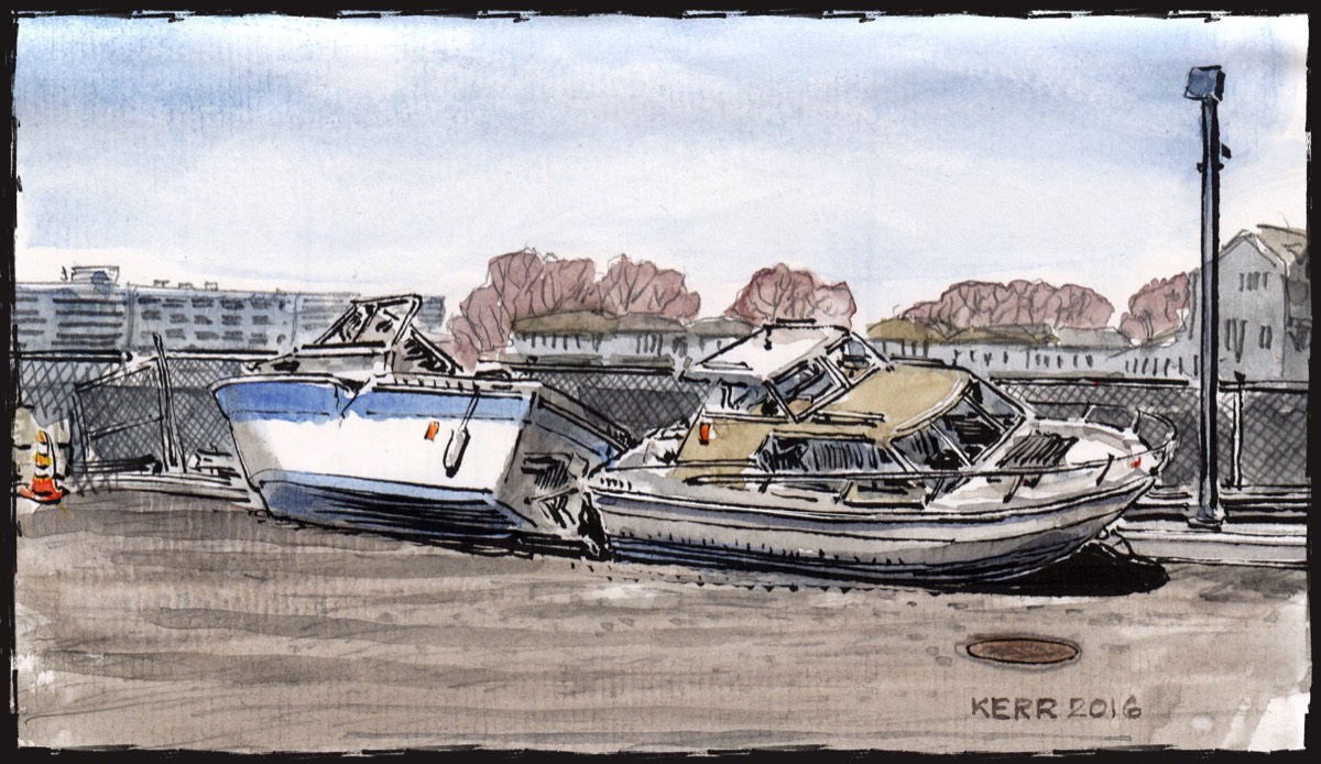 Abandoned Boats • Sketchbook