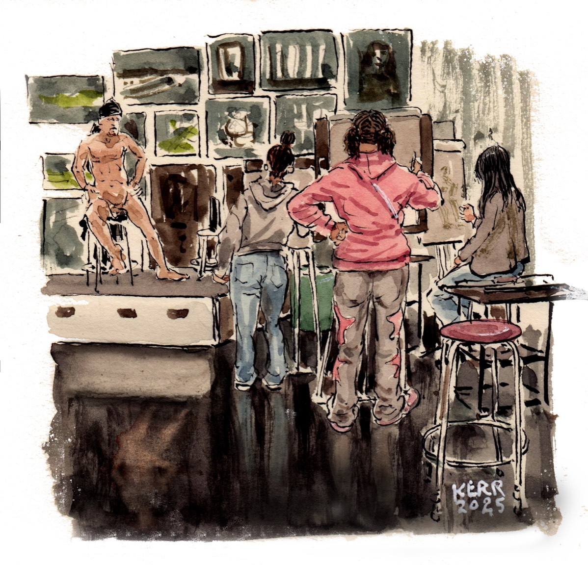 Students Study Jimbae